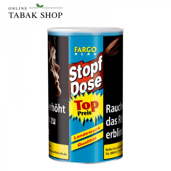 Fargo Tabak Stopf-Dose Blau 122g