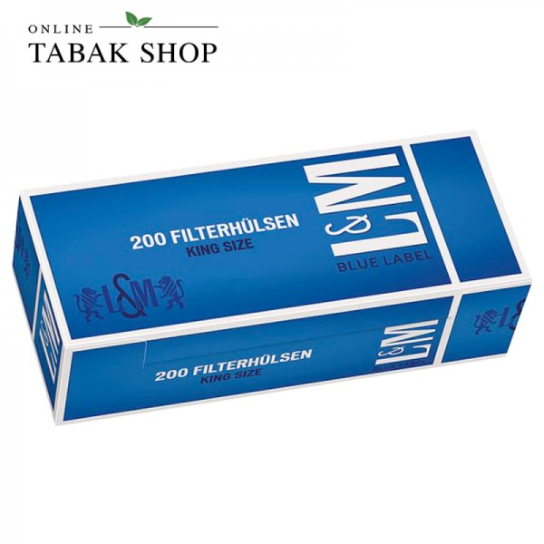 L&M Blau Hülsen 200er Packung