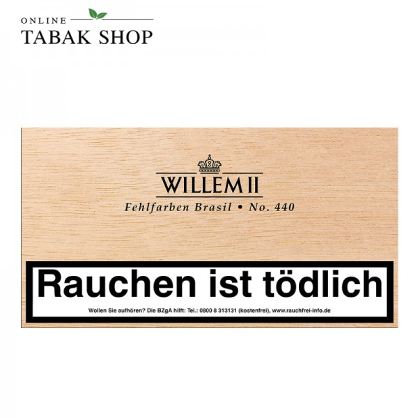 Willem II Fehlfarben No. 440 Brasil 100er Holzkiste