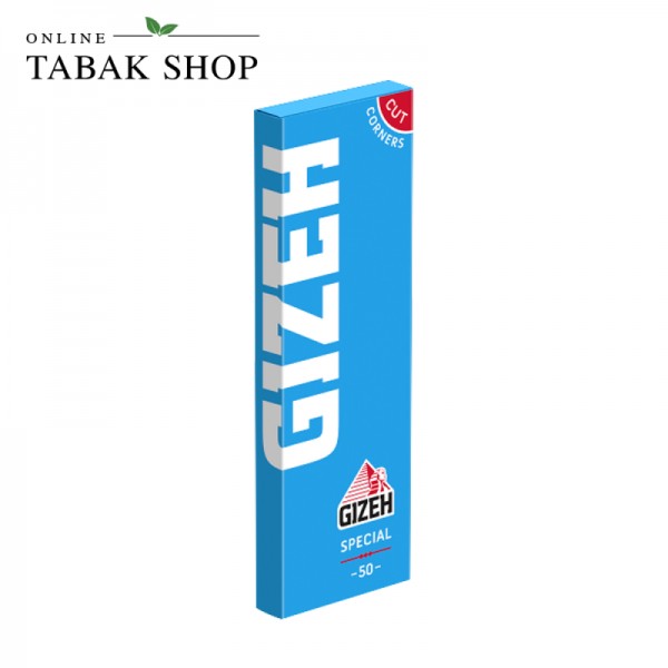 GIZEH Special Blau Blättchen (1x50er)