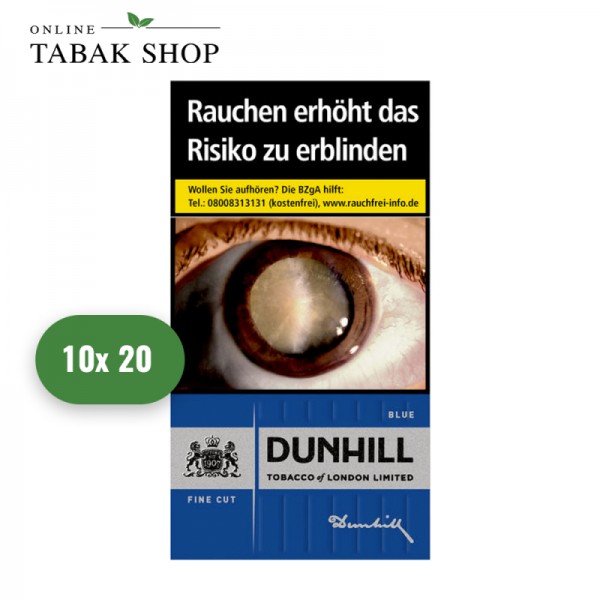 Dunhill Zigaretten Fine Cut Blue OP (10 x 20er)