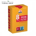GIZEH Feinfilter 8mm 100er Packung