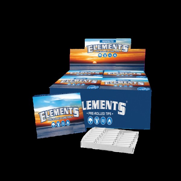 Elements vorgerollte chlorfreie Filter-Tips (1x 21er)