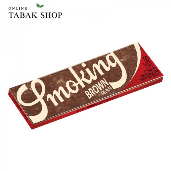 Smoking BROWN Ultra Thin Paper MEDIUM Size (1x 50er)