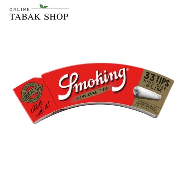Smoking "Gold" Conical Tips King Size Slim 33er Packung