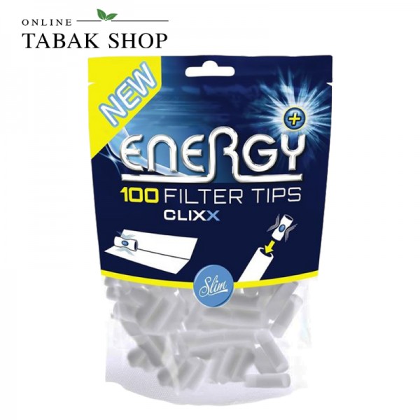 Energy Plus CLIXX Slim Filter Tips 100er Beutel