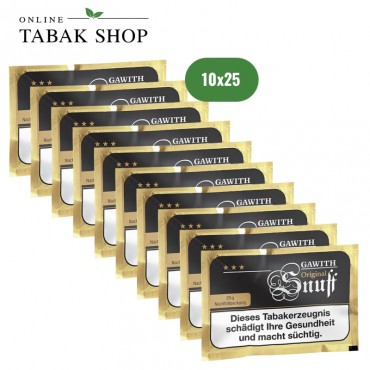 Gawith Original Snuff Tüte (10 x 25g)
