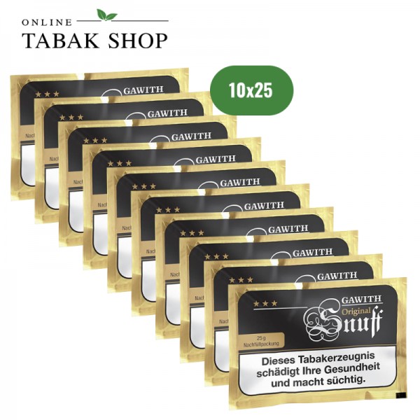 Gawith Original Snuff Tüte (10 x 25g)