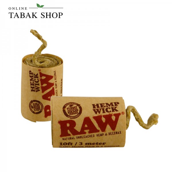 RAW-thentic Hemp Wick (1x 3m)