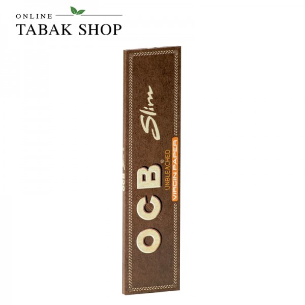 OCB Unbleached Virgin Paper Slim Blättchen / Zigarettenpapier (1 x 32er)