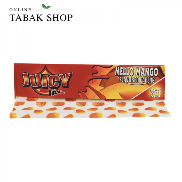 Juicy Jay`s Mello Mango aromatisierte King Size Slim Blättchen (1x 32er)