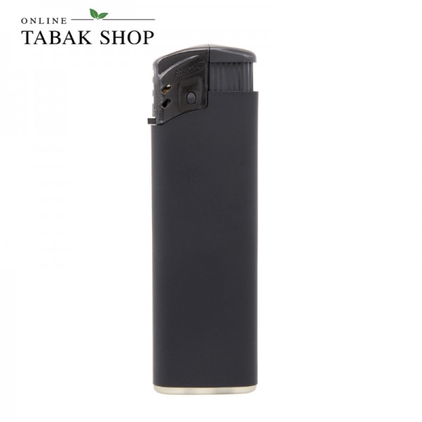 Atomic Sturmfeuerzeug Standard Schwarz Gummiert AT-X1 Turbo Black Rubber
