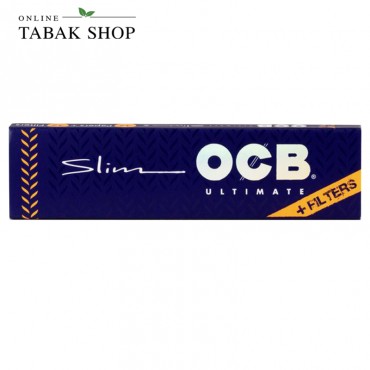 OCB Ultimate Slim Zigarettenpapier / Blättchen + Tips (1x 32er)