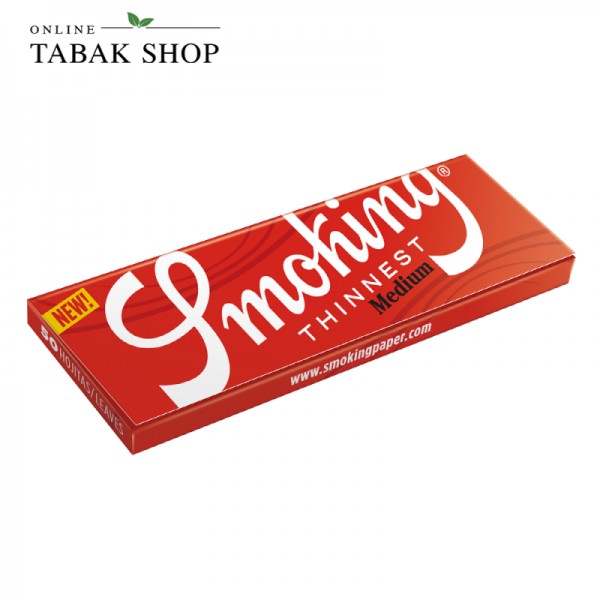 Smoking Thinnest Medium Size 50er Blättchen