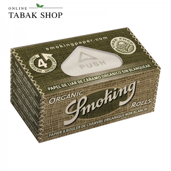 Smoking ORGANIC ROLL Ultra Thin Paper 4m