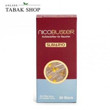 Nicobuster Slim & RYO Filterspitzen 6mm 30er Packung