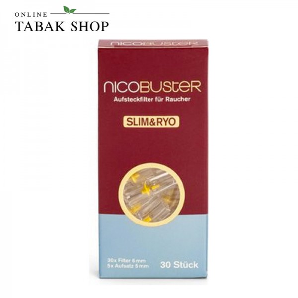 Nicobuster Slim & RYO Filterspitzen 6mm 30er Packung